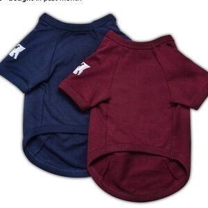 Koneseve Soft Cotton Stretchy Dog Sweatshirts, 2 Pack (NWOT)